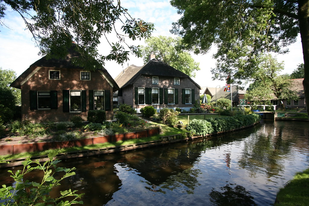 Giethoorn: slapen aan het water