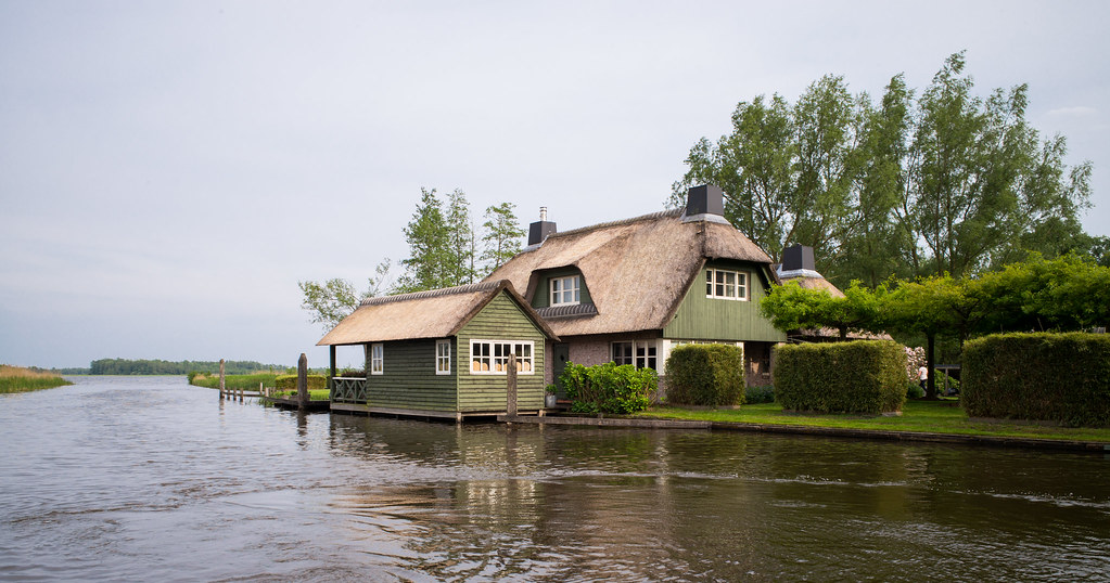 Overnachten in een chalet in Giethoorn